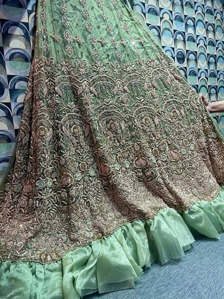 Beautiful bridal lehnga 6