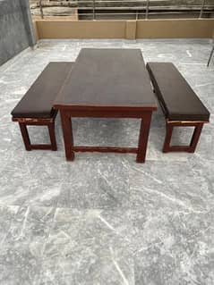 dining table. . . centre table. . . 2 seater sofa 0