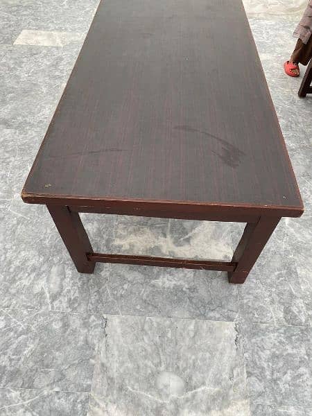 dining table. . . centre table. . . 2 seater sofa 1