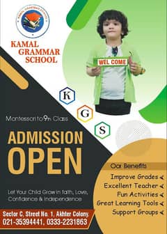 Admission Open Mentossori to 9th Class (Enjoy Special Discount)