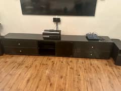 Black UV-TV / Media console Table