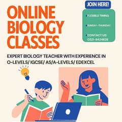 EXPERIENCED BIOLOGY TEACHER