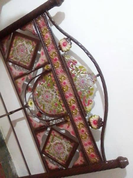 Iron bed without mattress 3