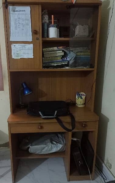 Computer & Study Table plus Book Shelf for sale 0