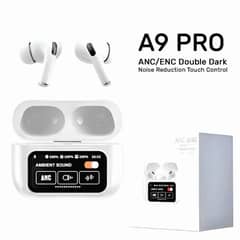 A9 Pro High Quality Sound, ENC with  Touch Screen Control