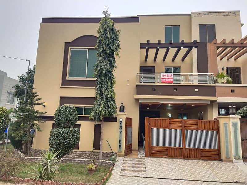 Corner 6.75 Marla LDA Approved With Gas Brand New House For Sale In Bahria Town Lahore 0