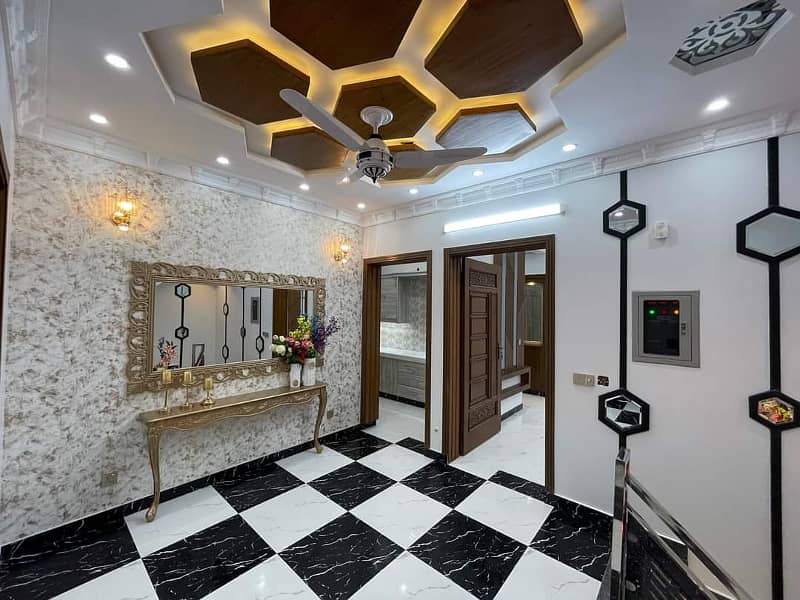 Facing Park Luxurious Designer 5 Marla Spanish Brand New House For Sale In Bahria Town Lahore 23