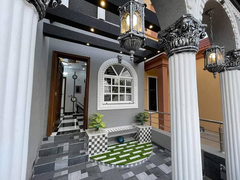 Facing Park Luxurious Designer 5 Marla Spanish Brand New House For Sale In Bahria Town Lahore 25