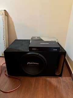 Pioneer Sound System TS-W312D4 with Amplifier 0