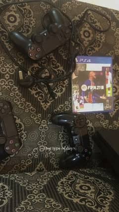 PS4 SLIM 500 GB SEAL PACK WITH 2ORIGINAL DUAL SHOCK CONTROLLER AND GAM