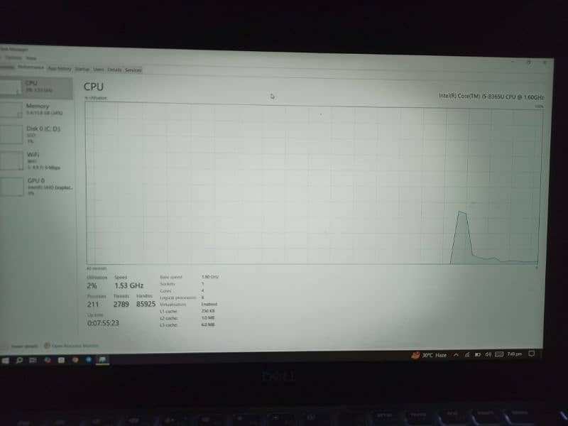 Dell latitude core i5 8th generation touch bazer less 2