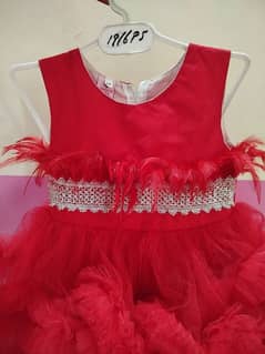 princess red frock