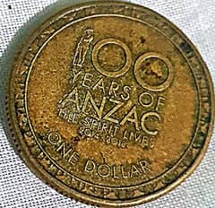 100 anzac coin