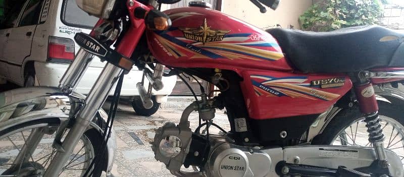 Union Star bike for Sale New Condition A1 Janune Tanki Tapay Available 2