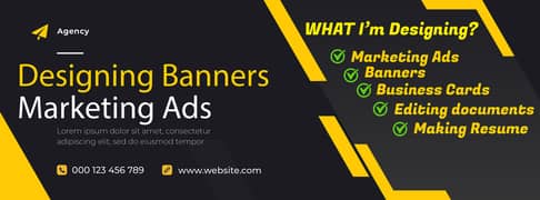 I will Design facebook, google, ig or any custom size banner ad 0