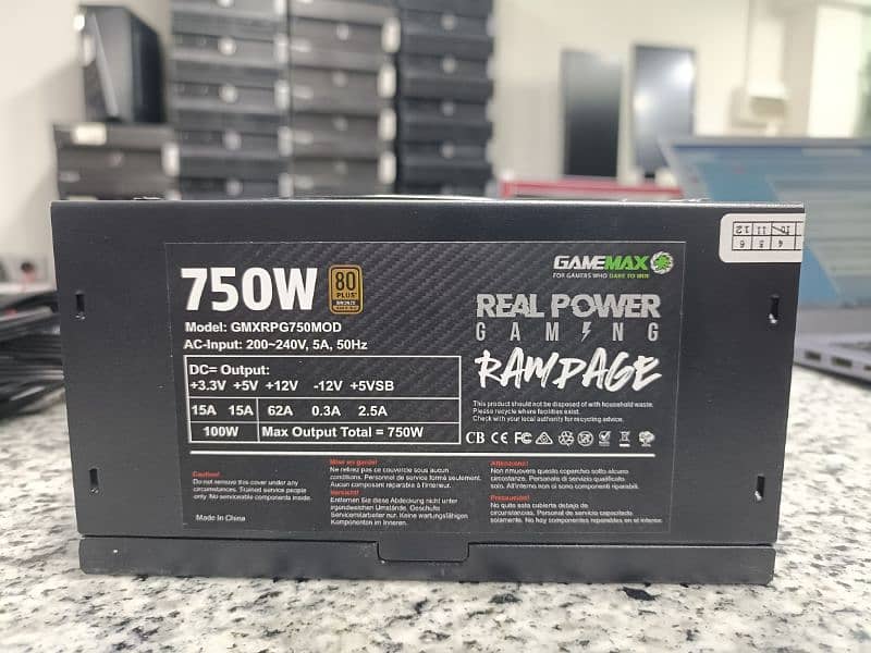 GameMax Rampage 750w Power Supply 2