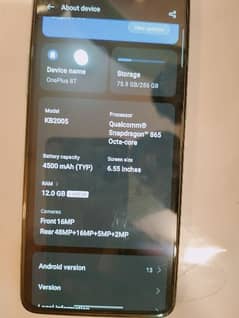 one plus 8t 8/256 for sale 0