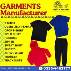 Hoodies, Sweat Shirt, T-shirts & Polo Shirts Manufacturer