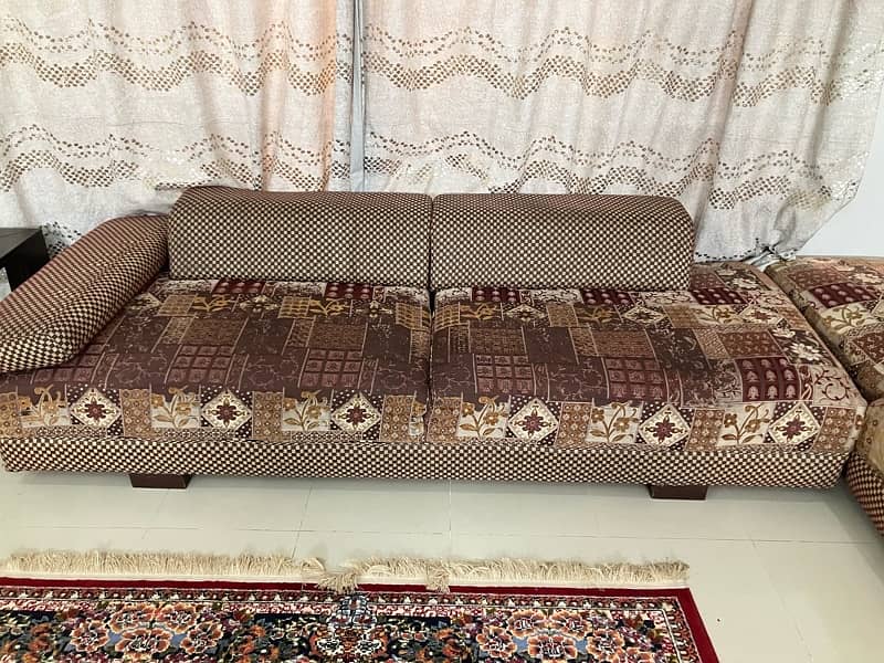 5 Seater L Shape Sofa Set 2