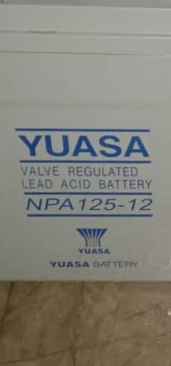 Yuasa 2 Batteries/12v battery for sale