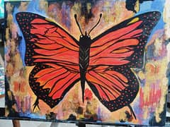 butterfly canvas painting 0