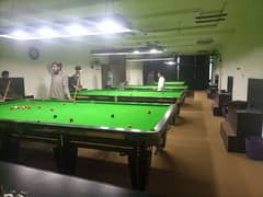 SNOOKER CLUB FULL SETUP FOR SALE.