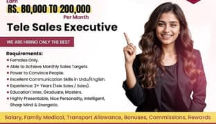 Female Tele sales executive 0