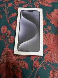 Iphone 15 Pro Max box pack Non active Non PTA (factory unlocked) LLA