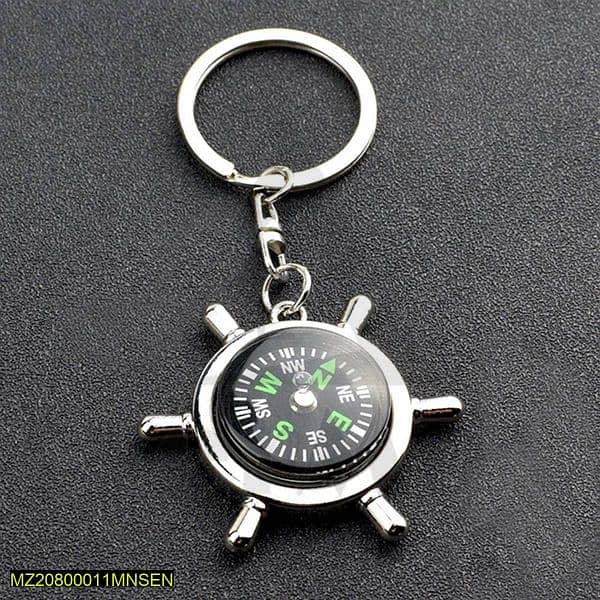 •  Material: Stainless Steel and Acrylic
•  Compass Key Chain
• 1