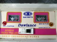 Dawlance Automatic Stablizer 5000 watt copper winding 0