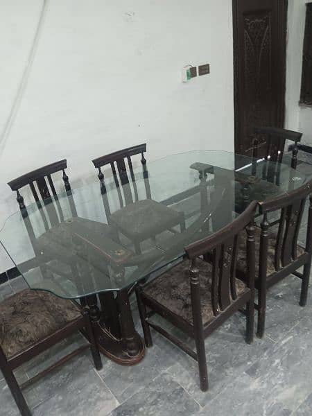 dinning table with 6 chairs full size 0