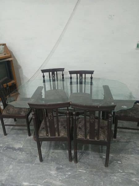 dinning table with 6 chairs full size 1