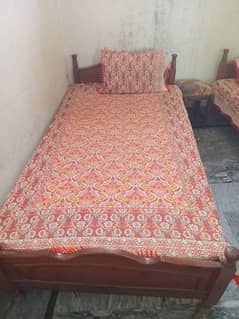 2 single beds for sale with mattress