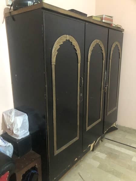 Wooden Cupboard 3 Doors 2