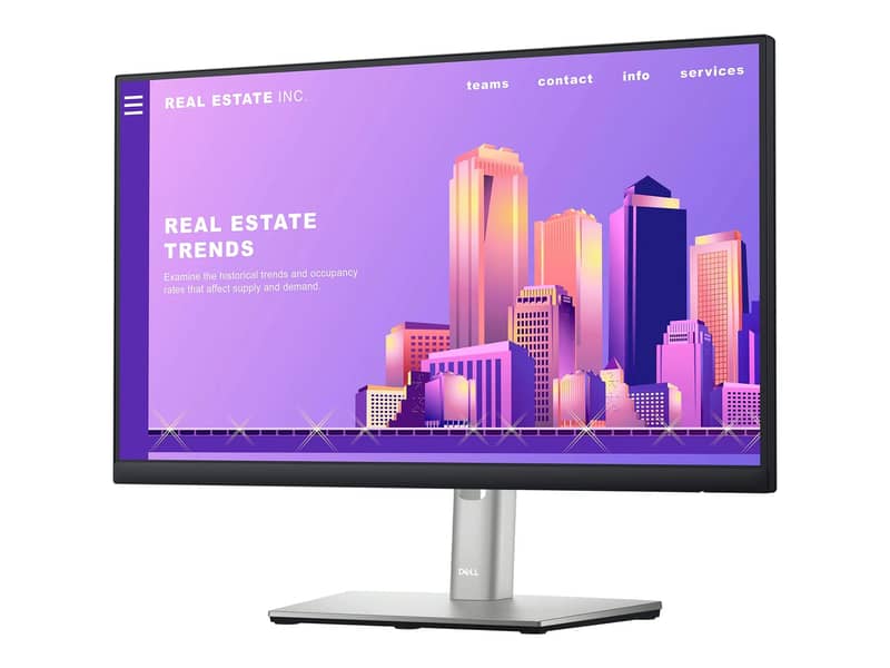 22" Inch Dell P2222H Borderless 2022 Model IPS LED Monitor HDMI 3