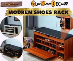 modern style shoes rack with seat  ,shoes storage ,shoes cabinet 0