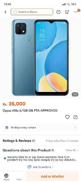 OPPO A15 S with box accessories 1