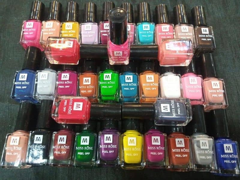 6PC Peel Off Nail Polish 1