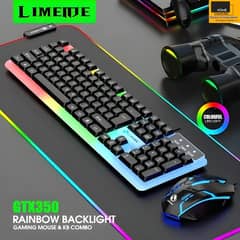 Limeide GTX 350 Gaming Combo RGB Gaming Keyboard And Mouse 0