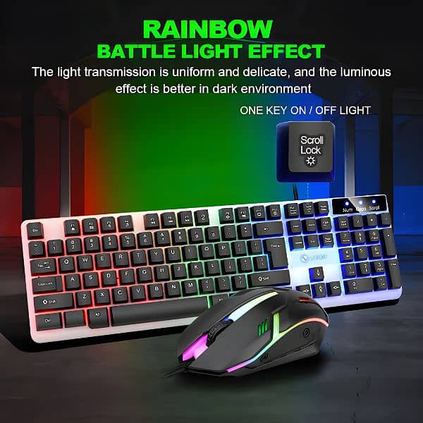 Limeide GTX 350 Gaming Combo RGB Gaming Keyboard And Mouse 1