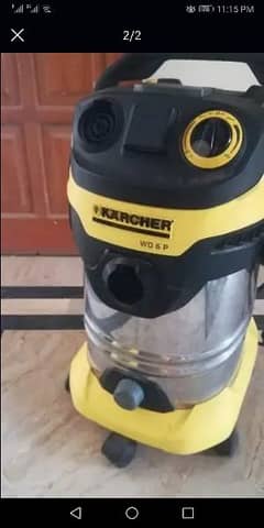 karcher vacuum cleaner wd 6 premium, just like new