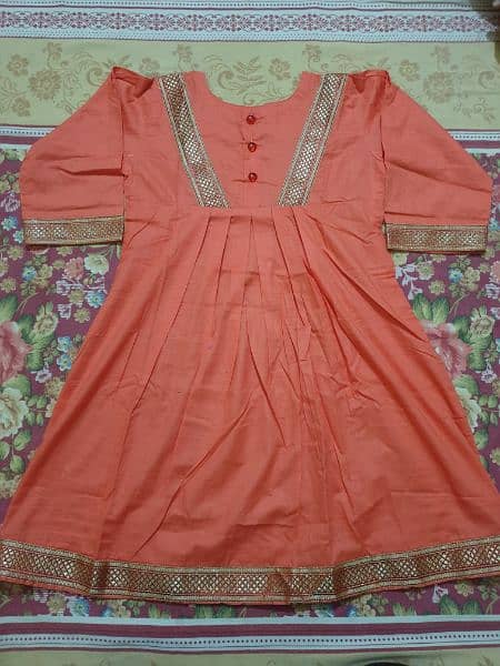 Girls Stitch Frock 0