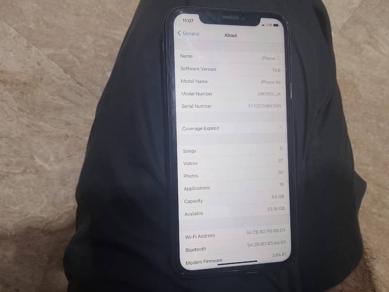 iPhone XR jv 64 %89 bettry health 10/10 hy L L /A model original 1