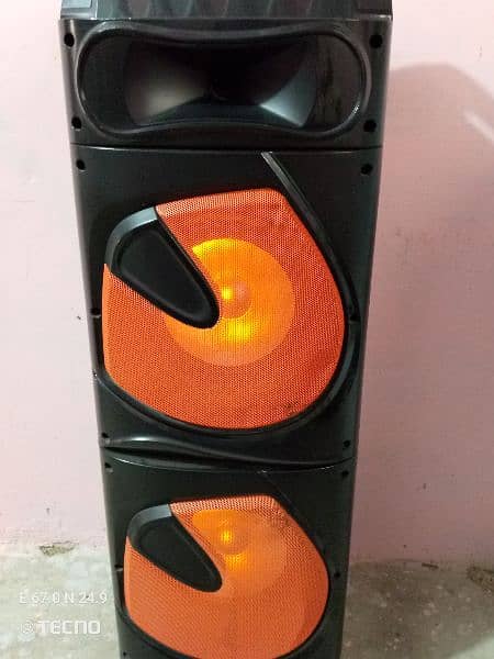 ITEL DJ18800 VOLT2 BLUETOOTH SPEAKER 80WATT 8'X8'INCH RECHARGEABLE 12