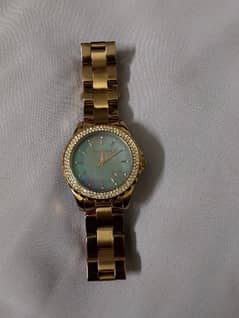 Original Michael kors rose golden women watch