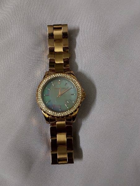 Original Michael kors rose golden women watch 0