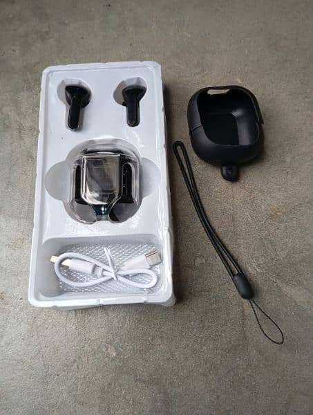 Bluetooth transparent earbuds 1