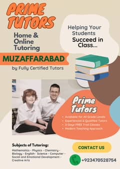 Home Tutors are available in Muzaffarabad