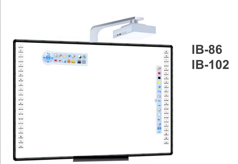 Interactive touch board with ultrashort throw projectors smart 1