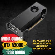 HP NVIDIA Quadro RTX A2000 12GB 192Bit GDDR6 Graphics Card 0